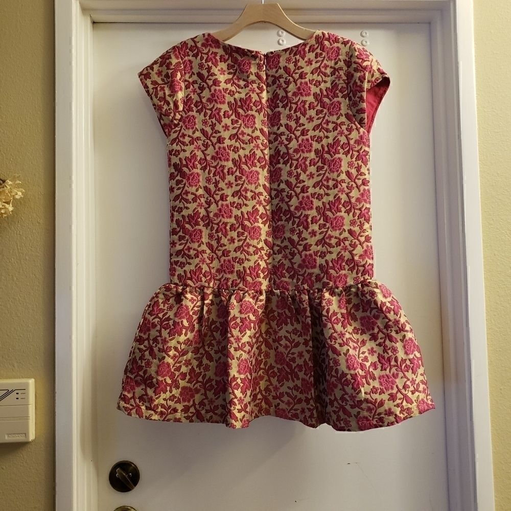 Peekbrocadepink Andgolddress — image 3 of 3
